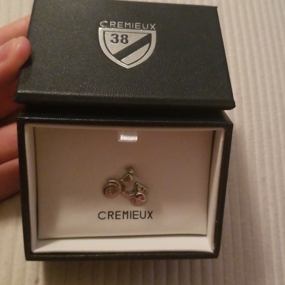 Daniel Cremieux Other - Stainless Steel Scooter Lapel Pin